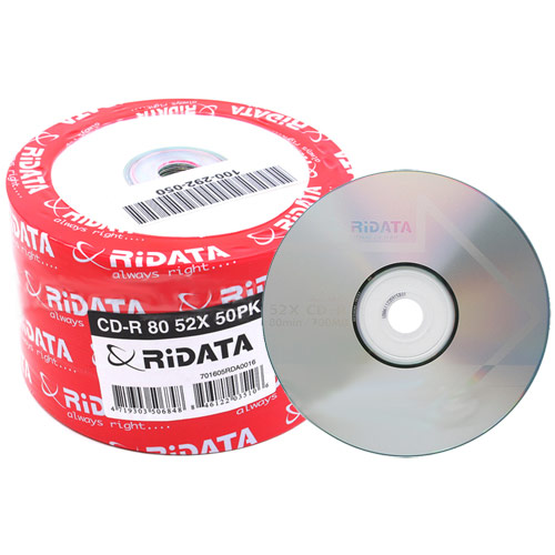 Ridata CD-R 50 Pcs. Spindle 52X