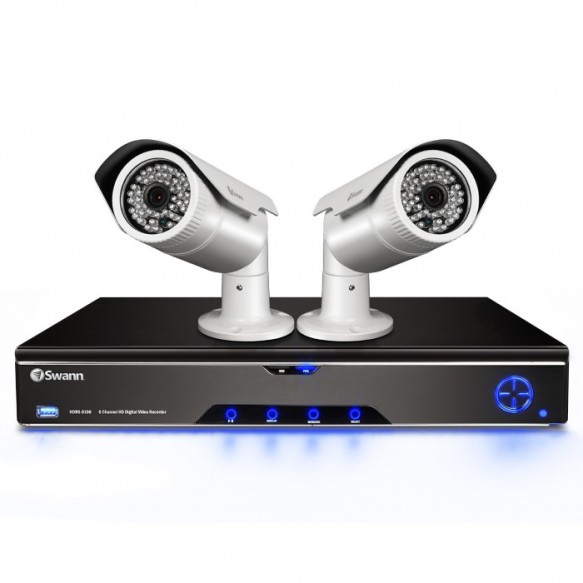 Used 8 CH 720P HD Surveillance Camera Kit with 2 Cameras Used 8 CH 720P HD Surveillance Camera Kit with 2 Cameras