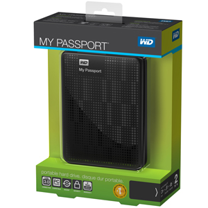 WD 2 TB My Passport Portable Hard Drive WDBY8L0020BBK